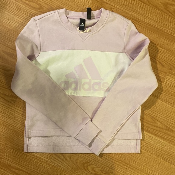 NEW Adidas aeropink color block pg crewneck - Picture 4 of 5